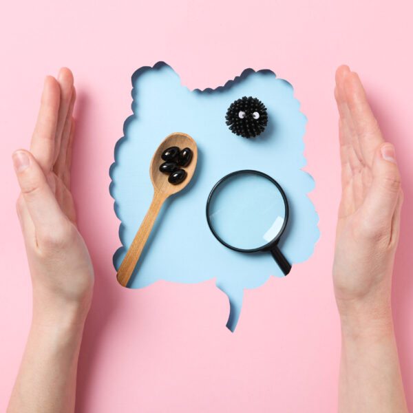 Concept of health care, stomach and intestinal problems. How to Improve Gut Health